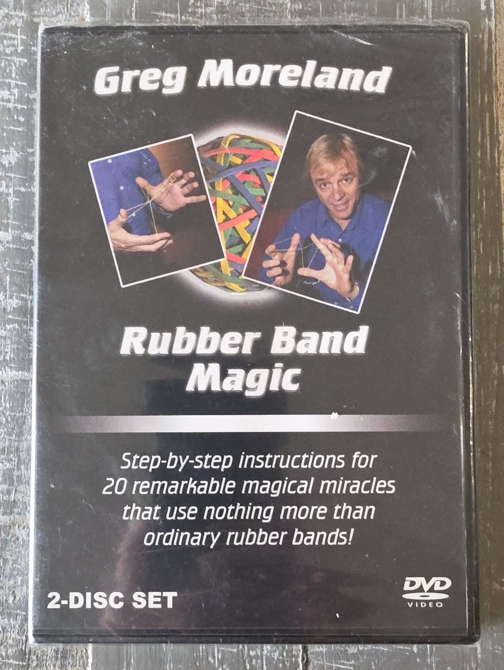 RUBBER BAND MAGIC (2 Disc DVD Set) Greg Moreland, Step By Step Instructions